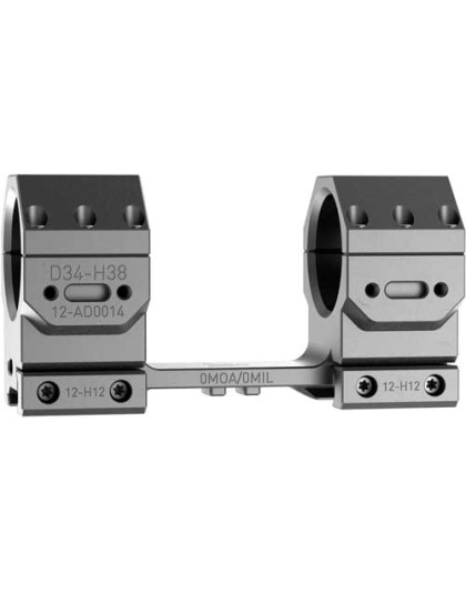 Audere Scope Mount Adversus - 34mm High Black