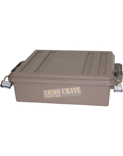 Mtm Ammo Crate Acr5 - Dark Earth 4.50" Deep