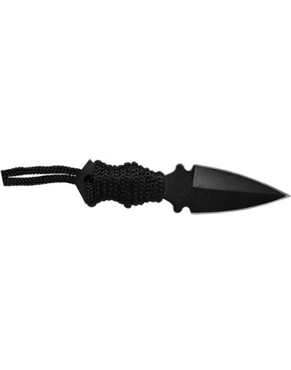 Abkt Covert Ops Neck Knife - 1 1-4" Blade W- Cord & Sheath