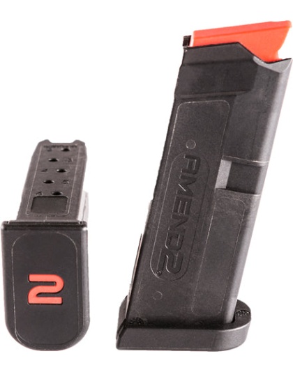 Amend2 Magazine Glock 42 - 6rd Polymer Black