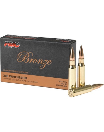 Pmc Ammo .308 Winchester - 147gr. Fmj-bt 20-pack