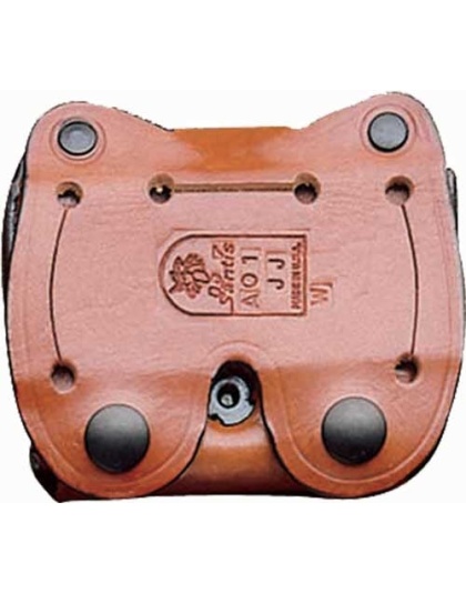 Desantis Double Mag Pouch Owb - Leather Sig P365 Tan