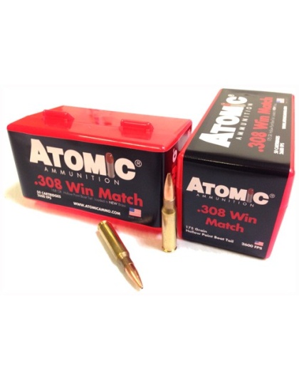 Atomic Ammo .308 Win. 175gr. - Match Bthp 50-pack