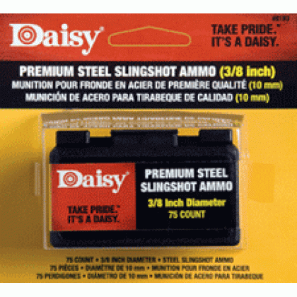 Daisy Slingshot Ammuntion - 3-8" Steel 70-count Pack