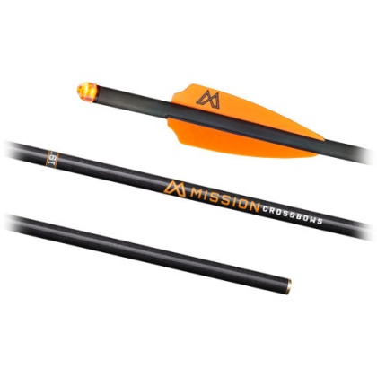 Mission Archery Xbow Bolt 19" - Lighted Nock 250gr 3pk