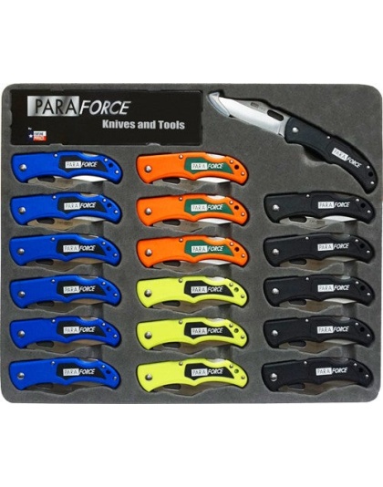 Accusharp Paraforce Lock Back - Knife Set 18 Knives Per Disply
