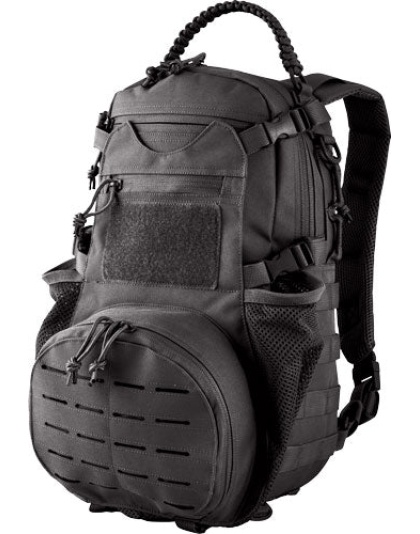 Red Rock Ambush Pack Black - W- Collapsilbe Mesh Gear Pockt