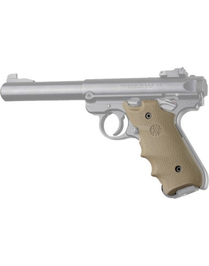 Hogue Grips Ruger Mkiv Rubber - Grip W- Finger Grooves Fde