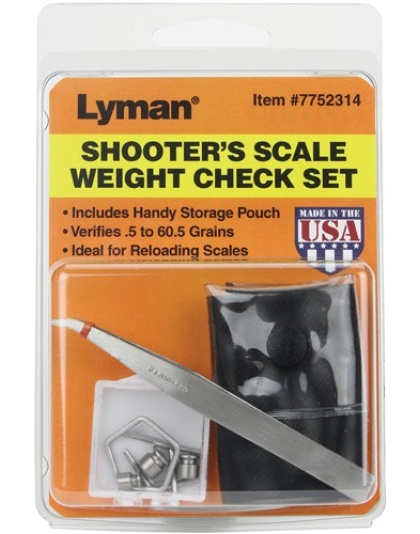 Lyman Shooter's Scale Weight - Check Set