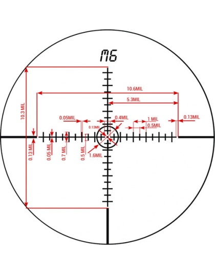 Konus Scope Konuspro El30 30mm - 4-16x44 10-changeable Reticles