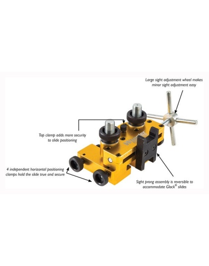 Wheeler Handgun Sight Tool - Universal Armorers Model