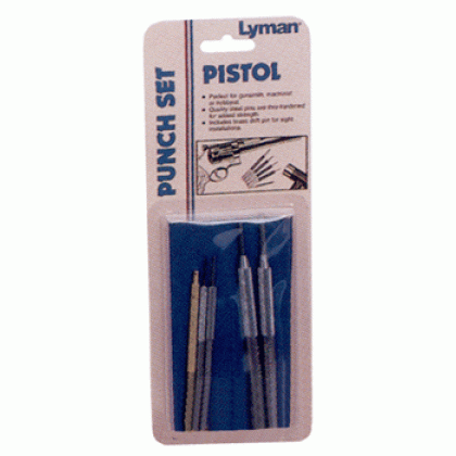 Lyman Pistol Punch Set - 5 Punches