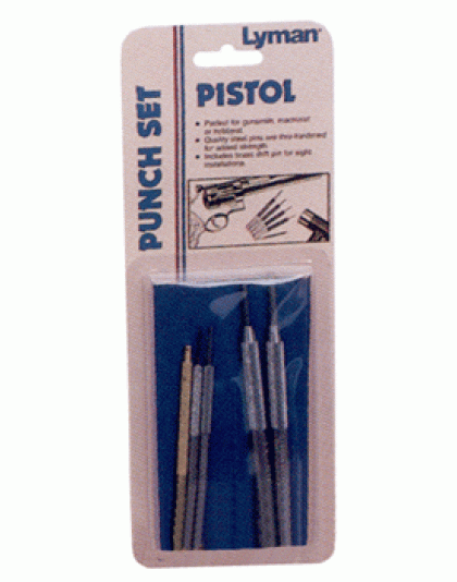 Lyman Pistol Punch Set - 5 Punches