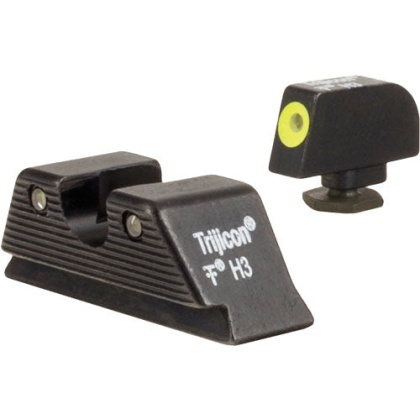 Trijicon Night Sight Set Hd Xr - Yellow Outline Glock 17mos