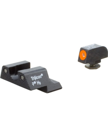 Trijicon Night Sight Set Hd - Orange Outline Glock 42-43