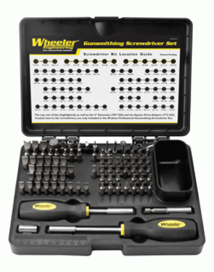 Wheeler Screwdriver Kit 89-pc - Professional Gunsmithing