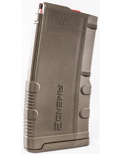 Amend2 Ar-15 Magazine 5.56x45 - 20rd Polymer Odg