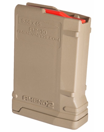 Amend2 Ar-15 Magazine 5.56x45 - 10 Rd Polymer Fde