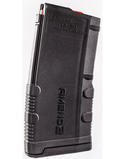 Amend2 Ar-15 Magazine 5.56x45 - 20rd Polymer Black