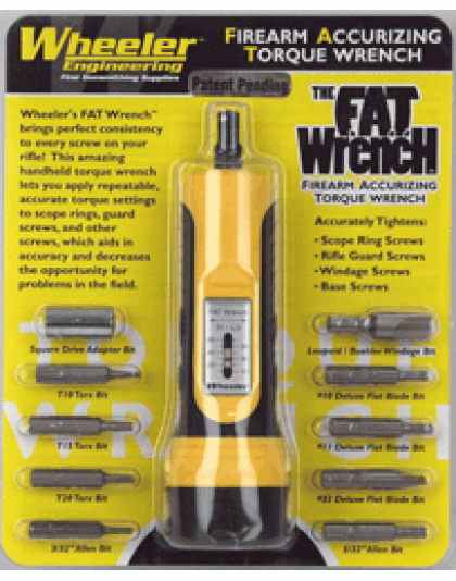 Wheeler Fat Wrench - W-10 Bits Screwdriver