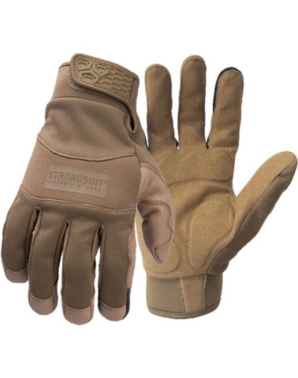 Strongsuit General Utility Pls - Gloves Medium Coyote Lthr Palm