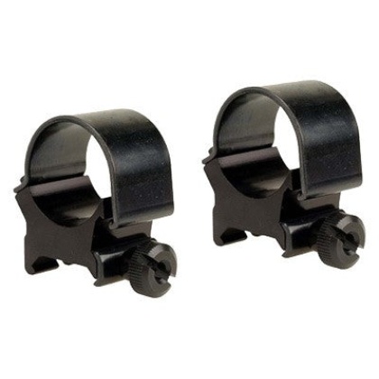 Weaver Rings Detachable Top - Mount 1" High Black .332"