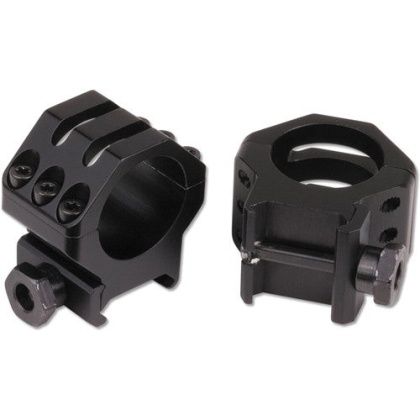 Weaver Rings 6-hole Tactical - 1" High Matte .400"