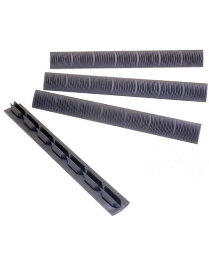 Ergo Grip Rail Cover Wedge Lok - Keymod Graphite Grey 4pk